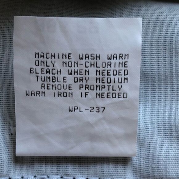 Dress pants cotton blend blue 36X29 4 pockets belt loops - Picture 3 of 6